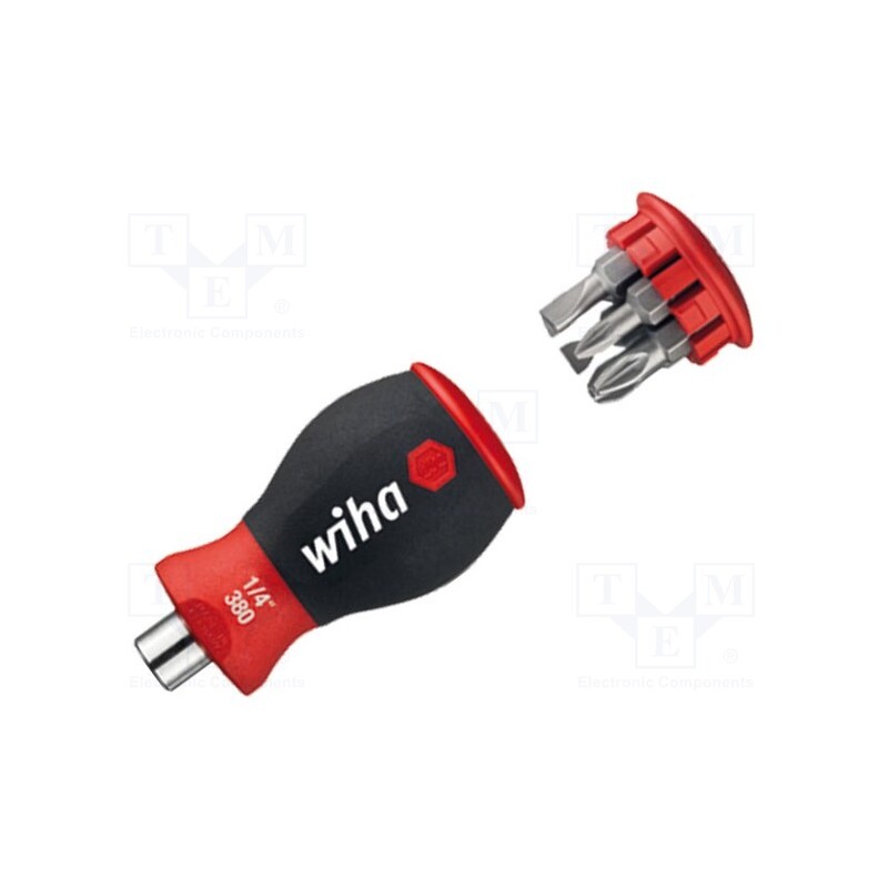 1 pcs x WIHA - 33764 - Kit: screwdriver, 6pcs, Pozidriv®,slot, 25mm