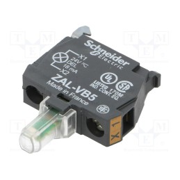 1 pcs x SCHNEIDER ELECTRIC - ZALVB5 - Illuminating unit, 22mm, Harmony XB4, -25÷70°C, Illumin: LED