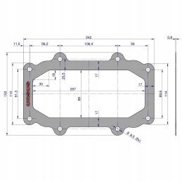 Steering column gasket c 330 50016160
