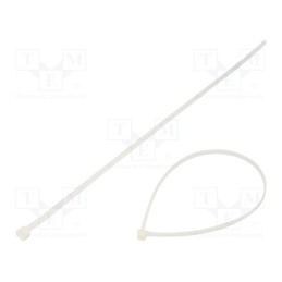 100 pcs x BM GROUP - BMB5390 - Cable tie, L: 550mm, W: 9mm, polyamide, 800N, natural, Ømax: 163.5mm
