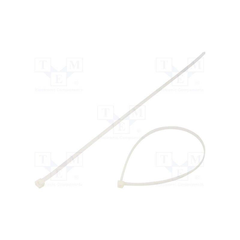 100 pcs x BM GROUP - BMB5390 - Cable tie, L: 550mm, W: 9mm, polyamide, 800N, natural, Ømax: 163.5mm