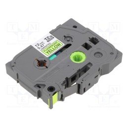 1 pcs x BROTHER - TZE-C31 - Tape, 12mm, 5m, yellow, Character colour: black, laminated,glued