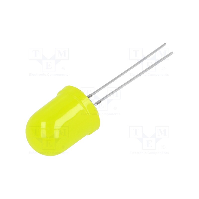 2 pcs x OPTOSUPPLY - OSY5JSA134A - LED, 10mm, yellow, blinking, 220÷330mcd, 30°, 3÷5V, 20mA