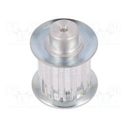 1 pcs x OPTIBELT - 27 T5 12-200ZA - Belt pulley, T5, W: 16mm, whell width: 27mm, Ø: 18.25mm, aluminium