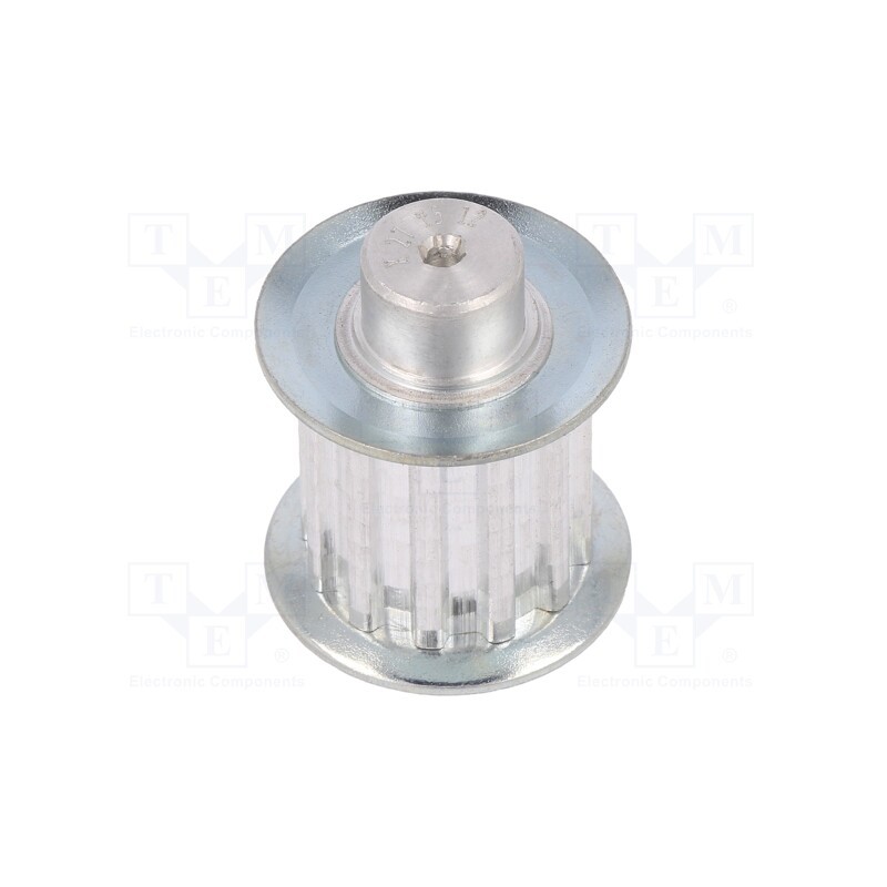 1 pcs x OPTIBELT - 27 T5 12-200ZA - Belt pulley, T5, W: 16mm, whell width: 27mm, Ø: 18.25mm, aluminium