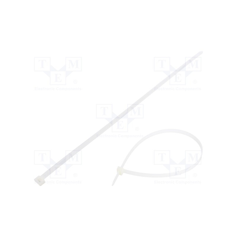 100 pcs x FIX&FASTEN - FIX-S-9.0X460/N - Cable tie, L: 460mm, W: 9mm, polyamide, 778N, natural, Ømax: 132mm
