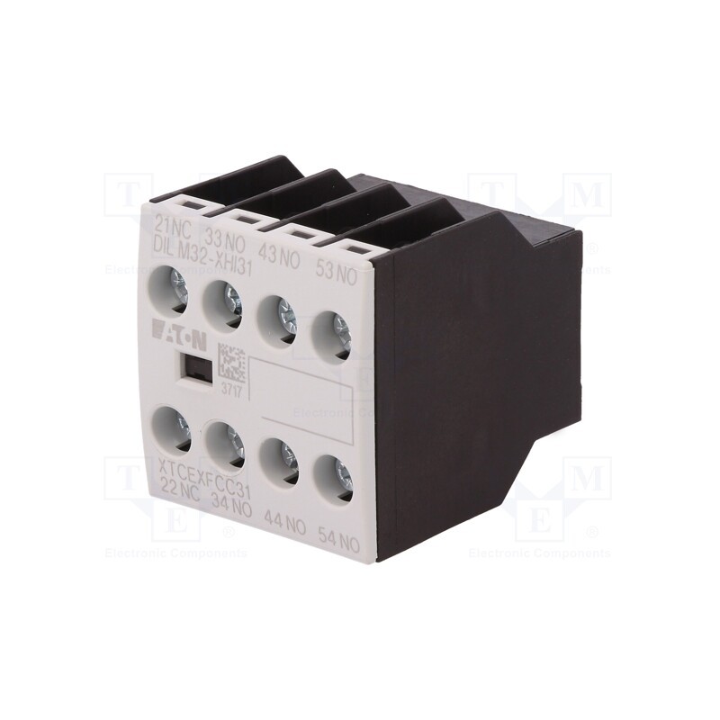 1 pcs x EATON ELECTRIC - DILM32-XHI31 - Auxiliary contacts, Leads: screw terminals, front