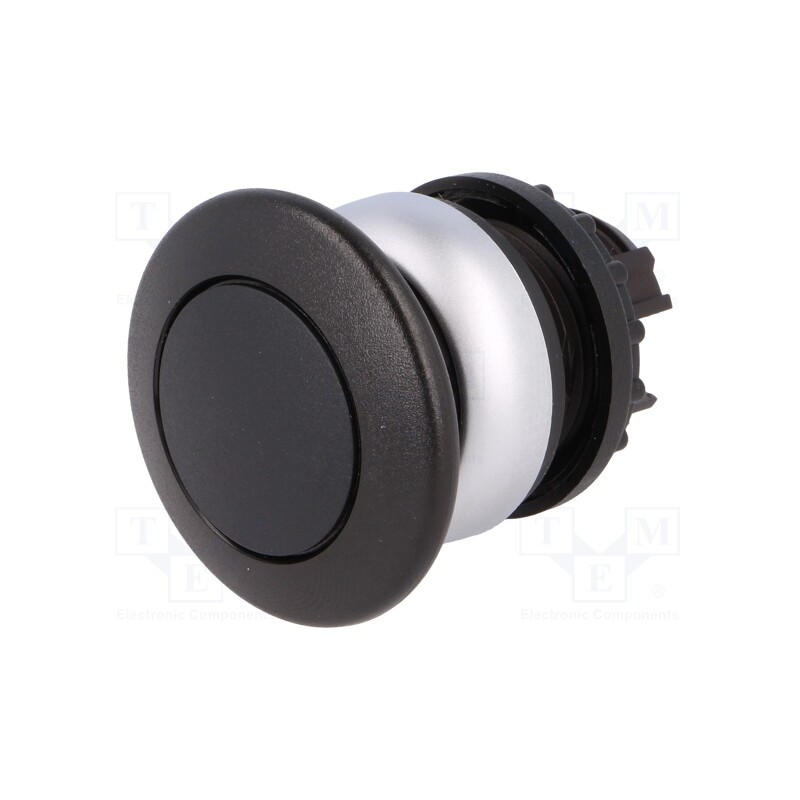 1 pcs x EATON ELECTRIC - M22-DP-S - Switch: push-button, 22mm, Stabl.pos: 1, black, none, IP67, mushroom
