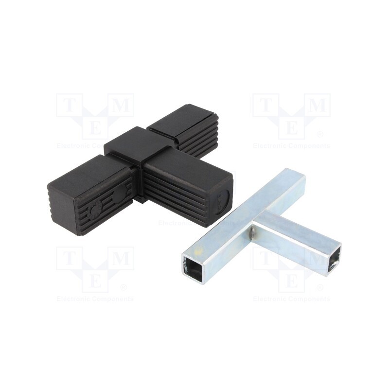 1 pcs x ELESA+GANTER - 430118 - Mounting coupler, for profiles, Mat: polyamide, -30÷100°C, I: 77mm