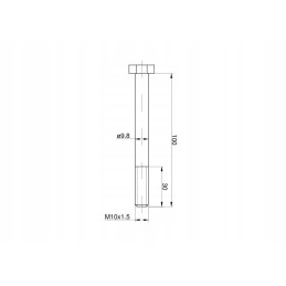 Differential screw m10 c 330