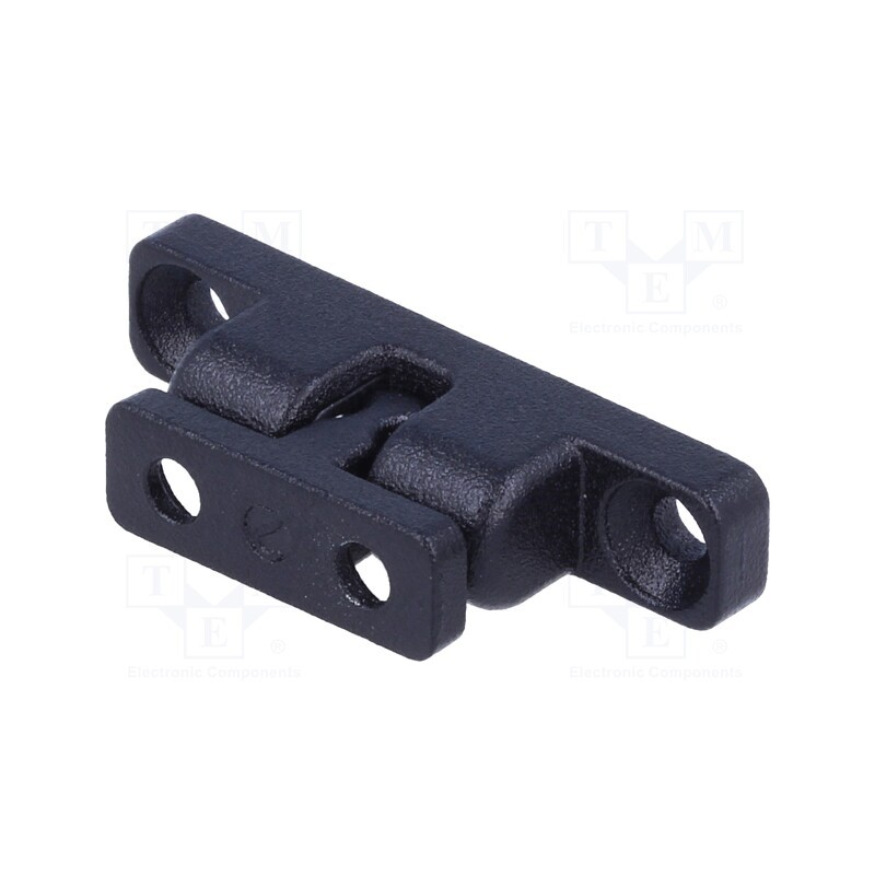 1 pcs x ELESA+GANTER - GN 4490-ZD-38-2-SW - Ball catches, W: 8mm, L: 38mm, cast zinc, black, 35N