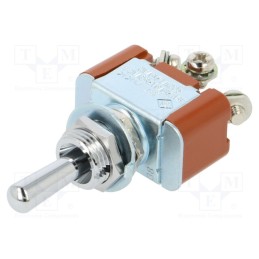 1 pcs x NKK SWITCHES - S308T - Switch: toggle, Pos: 3, SP3T, (ON)-OFF-(ON), 6A/250VAC, 20A/30VDC