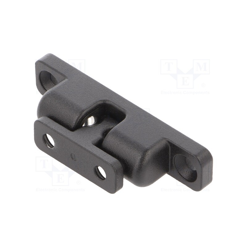 1 pcs x ELESA+GANTER - GN 4490-ZD-80-2-SW - Ball catches, W: 16.5mm, L: 80mm, cast zinc, black, 125N