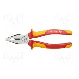 1 pcs x Hu00d6GERT TECHNIK - HT1P907 - Pliers, insulated,universal, 200mm, 1kVAC, Cut: with side face