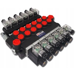 Hydraulic electric distributor 6 sec 40l 24v