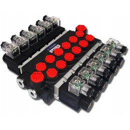 Hydraulic electric distributor 6 sec 40l 24v