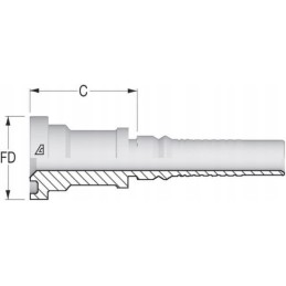 4sh dn25 tip, flange diameter 47, 6mm