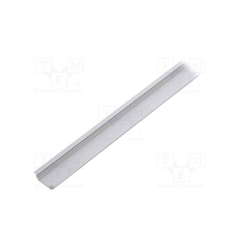 1 pcs x TOPMET - A3010020S - Profiles for LED modules, natural, L: 1m, GROOVE14, aluminium