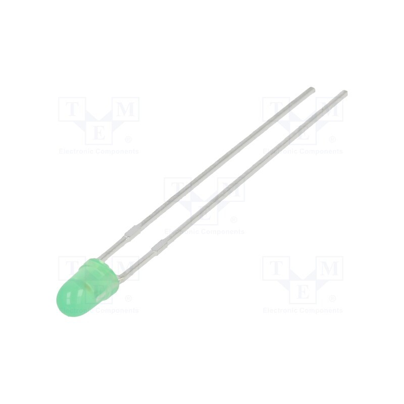 2 pcs x LUMEX - SSL-LX3044PGD - LED, 2.9mm, green, 20mcd, 60°, Front: convex, 2.2÷2.6V, No.of term: 2