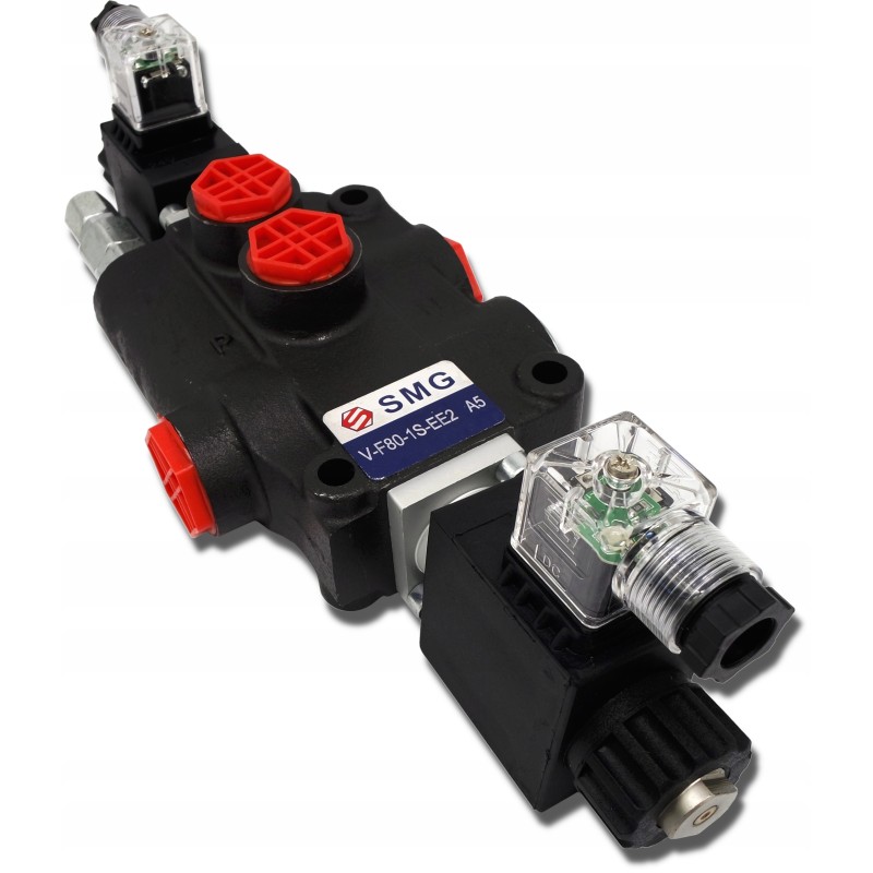 Hydraulic electric distributor 1 sec 80l 24v