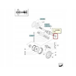 New Holland Case 5135 short polosi sealant
