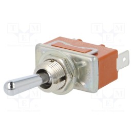 1 pcs x PANASONIC - T115EAULCSAFJ - Switch: toggle, Pos: 3, SP3T, ON-OFF-ON, 15A/250VAC, 15A/30VDC