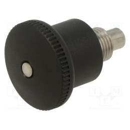 1 pcs x ELESA+GANTER - GN 822.7-4-M8X1-B - Mount.elem: indexing plungers, without rest position,with knob