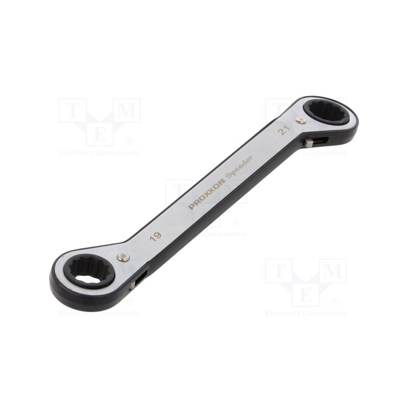 1 pcs x PROXXON - 23216 - Wrench, box,with ratchet, 19mm,21mm, Speeder