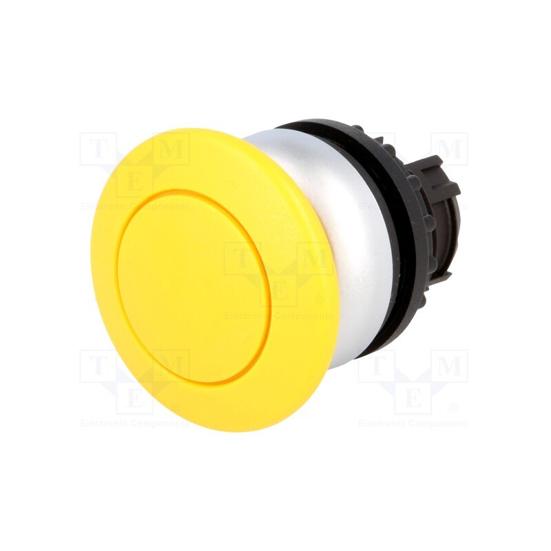 1 pcs x EATON ELECTRIC - M22-DP-Y - Switch: push-button, 22mm, Stabl.pos: 1, yellow, none, IP67, Pos: 2