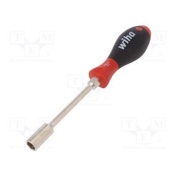 1 pcs x WIHA - 2840 - Screwdriver, 6-angles socket, assisted with a key, SoftFinish®