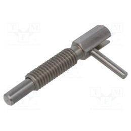 1 pcs x ELESA+GANTER - GN 7017-4-M6-C-NI - Mount.elem: indexing plungers, Plunger mat: stainless steel, 4mm