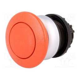 1 pcs x EATON ELECTRIC - M22-DP-R - Switch: push-button, 22mm, Stabl.pos: 1, red, none, IP67, mushroom