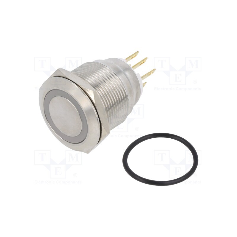 1 pcs x ONPOW - LAS1GQ22-11E/R/24V/S - Switch: vandal resistant, Pos: 2, SPDT, 3A/220VAC, 5A/24VDC, IP65