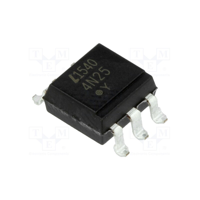 2 pcs x LITEON - 4N25S-TA1 - Optocoupler, SMD, Ch: 1, OUT: transistor, Uinsul: 2.5kV, Uce: 30V