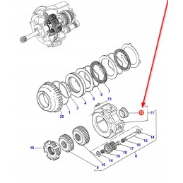 3388556m1 PTO shaft clutch sleeve
