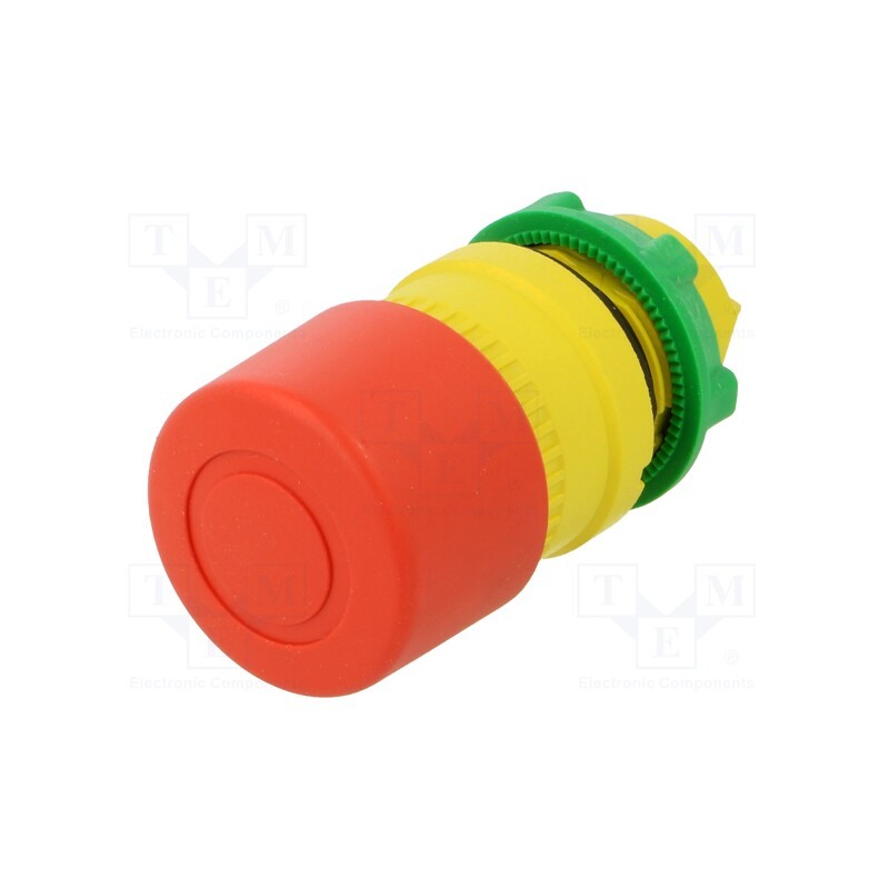 1 pcs x SCHNEIDER ELECTRIC - ZB5AT844 - Switch: emergency stop, 22mm, Stabl.pos: 2, red, none, IP66, Pos: 2