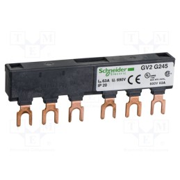 1 pcs x SCHNEIDER ELECTRIC - GV2G245 - Busbar, 63A