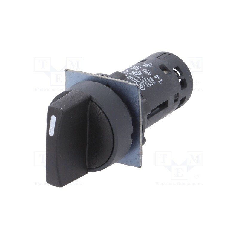 1 pcs x SCHNEIDER ELECTRIC - XB7ND33 - Switch: rotary, 22mm, Stabl.pos: 3, NO x2, black, none, 0.3A/240VAC