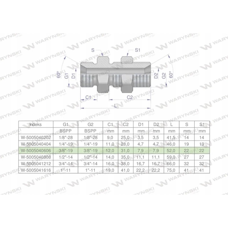 Inch bulkhead hydraulic connector bb 3 8