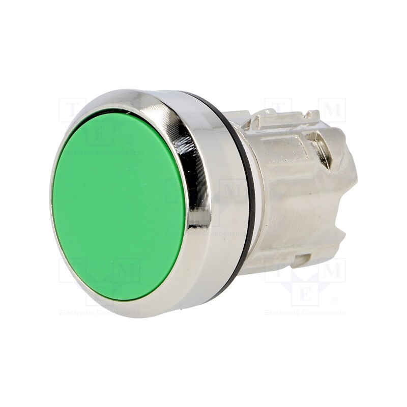 1 pcs x SIEMENS - 3SU1050-0AA40-0AA0 - Switch: push-button, 22mm, Stabl.pos: 2, green, none, IP67, flat