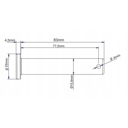 Hanger pin mf3 mf4 morga
