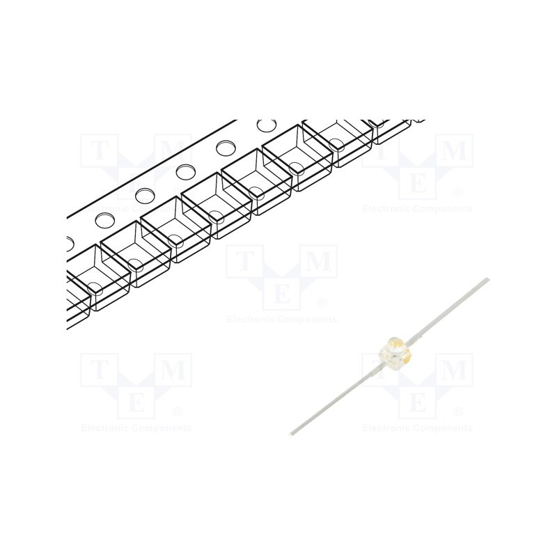 2 pcs x OPTOSUPPLY - OSY5212411C - LED, SMD, Gull wing, yellow, 2000÷3000mcd, 2.15x2.4x2.7mm, 10°