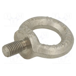 1 pcs x ELESA+GANTER - DIN 580-M12-A4 - Lifting eye bolt, M12x20, Head: eye, acid resistant steel A4