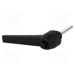 1 pcs x ELESA+GANTER - 141471 - Lever, adjustable, Thread len: 40mm, Lever length: 73mm