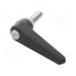 1 pcs x ELESA+GANTER - GN 101.1-18-M8-25-SW - Lever, adjustable, Thread len: 25mm, Lever length: 62mm