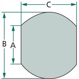 Lower link ball, cat. 2 3 099039