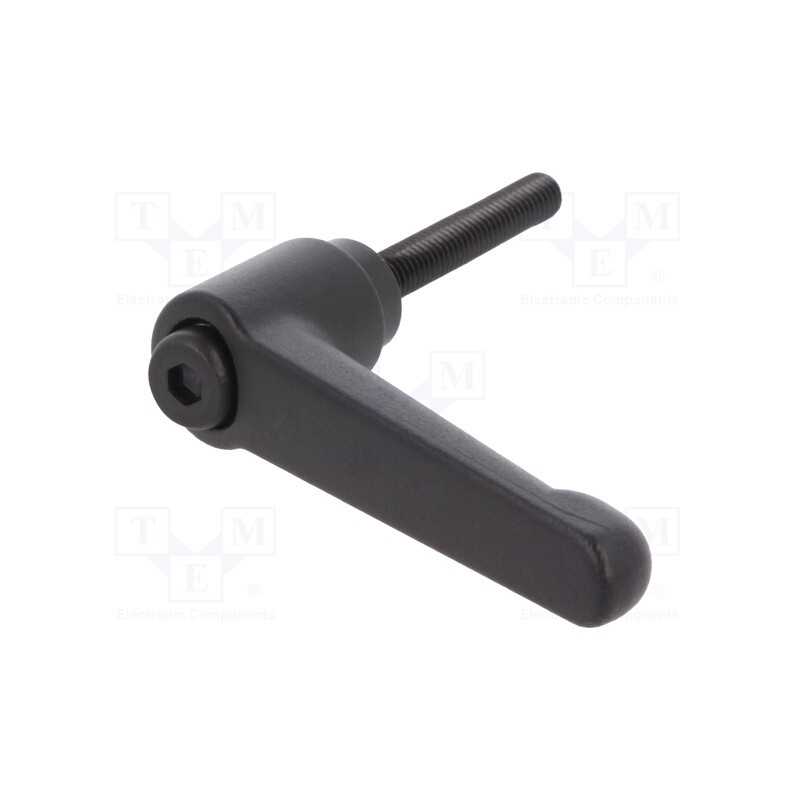 1 pcs x ELESA+GANTER - GN 300-30-M5-50-SW - Lever, adjustable, Thread len: 50mm, Lever length: 30mm