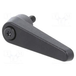 1 pcs x ELESA+GANTER - GN 101-14-M5-12-SW - Lever, adjustable, Thread len: 12mm, Lever length: 45mm