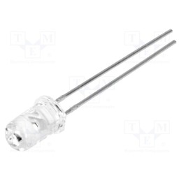 2 pcs x LUCKYLIGHT - LL-503SIRC2V-1BD - IR transmitter, 5mm, 850nm, transparent, 30°, THT, 165mW, 20mA