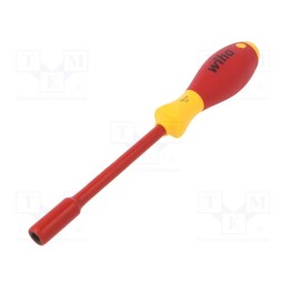 1 pcs x WIHA - 858 - Screwdriver, insulated, 6-angles socket, HEX 7mm, 1kVAC
